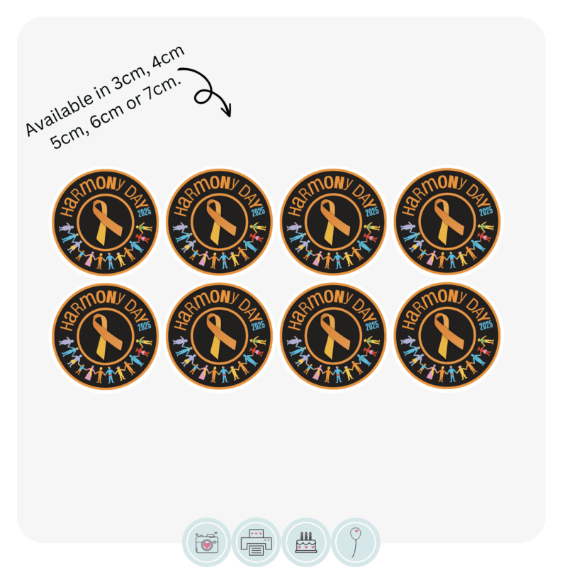 Harmony Day 2025 | Cupcake Toppers